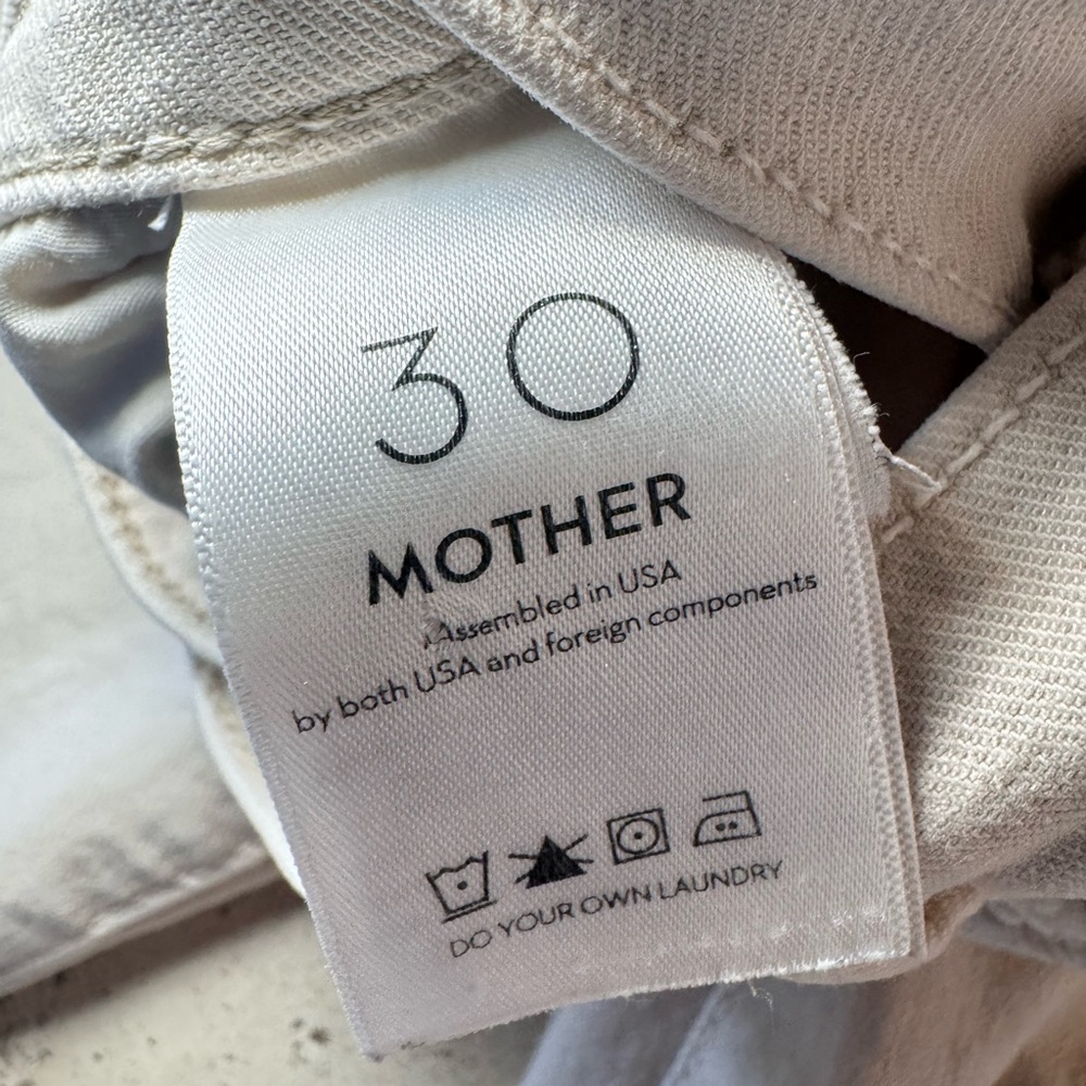 MOTHER High Rise Tan Jeans - Picture 5 of 7